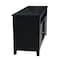 International Concepts Entertainment / TV Stand with 2 Doors, Black TV46-51 - alternate 5